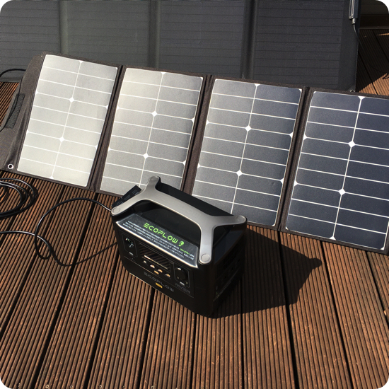 14時までの注文で即日配送 EcoFlow ポータブル電源 ソーラーパネル 