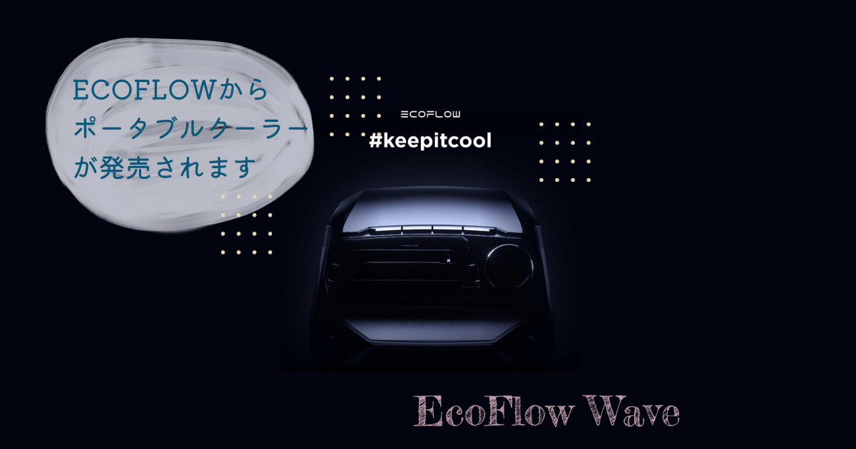 EcoFlow Wave ポータブルクーラー レビューとQ&Aまとめました