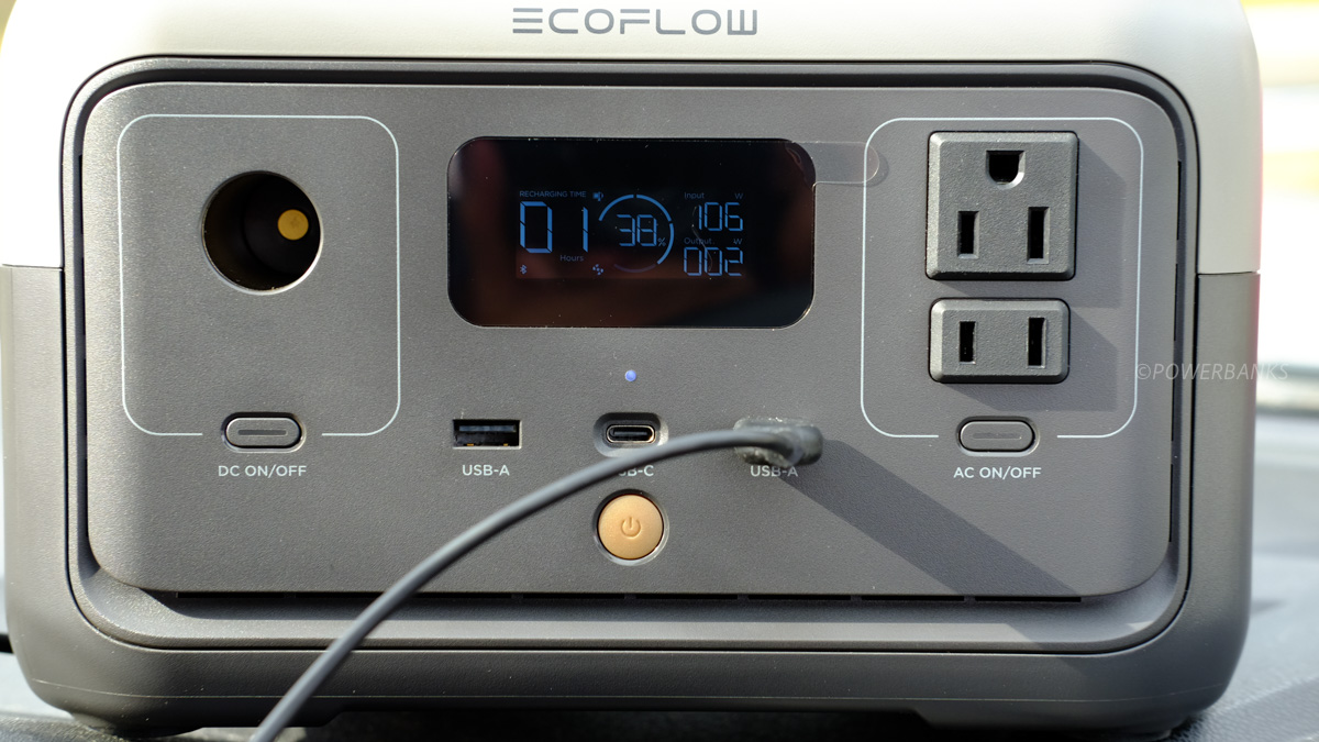 エコフロー リバー 2を車内で充電 シガーソケット充電を検証