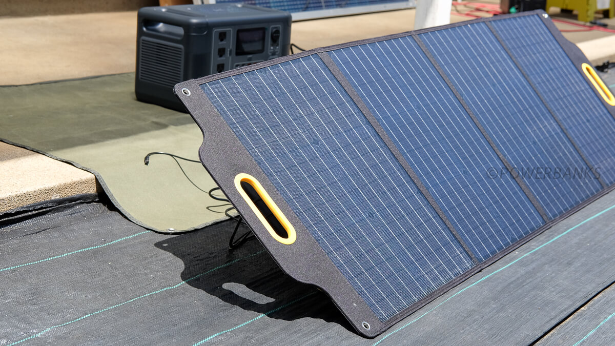 DEENO ポータブル電源 X1500とPOWERNESS SolarX S120 ソーラーパネルとの組み合わせ